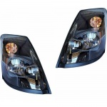 TR466 LED Headlight Set for 2004-2017 Volvo VN VNL VNX Truck Driver and Passenger Side