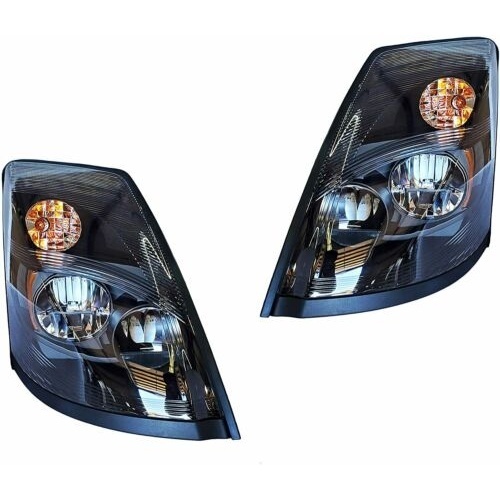 TR466 LED Headlight Set for 2004-2017 Volvo VN VNL VNX Truck Driver and Passenger Side