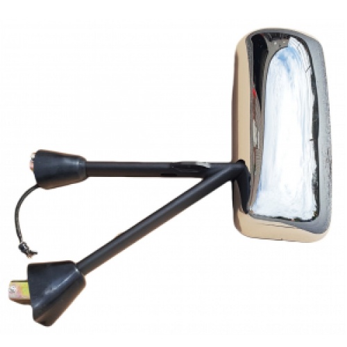 TR045-KMC-L Driver Side Chrome Heated Power Mirror Assembly for Kenworth T Series Trucks 