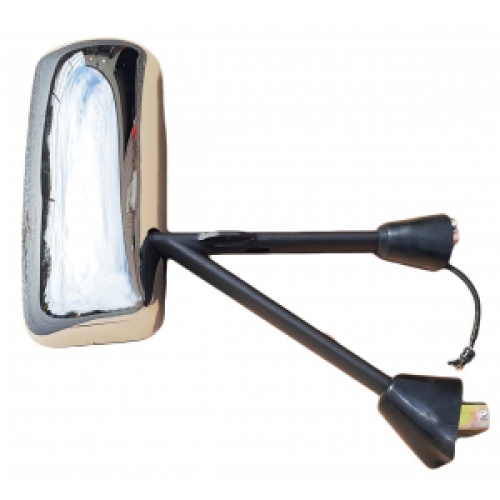 TR045-KMC-R Passenger Side Chrome Heated Power Mirror Assembly for Kenworth T Series Trucks 