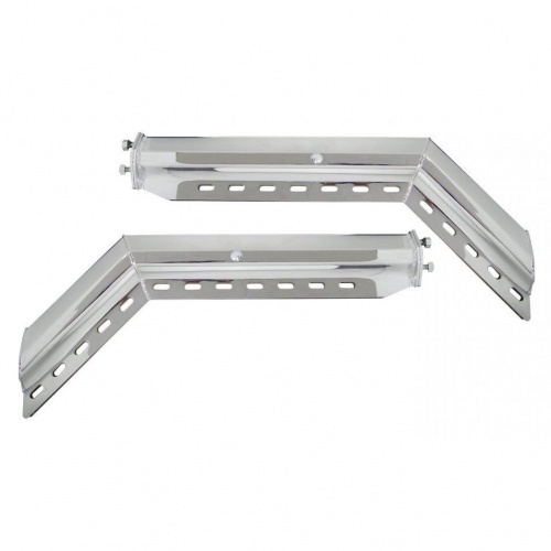 TRMFH303 Chrome Angled Mud Flap Hangers